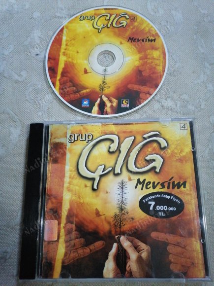 GRUP ÇIĞ - MEVSİM  - 2004 TÜRKİYE  BASIM   ALBÜM  CD