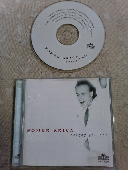 SONER ARICA - HERŞEY YOLUNDA - 1997 TÜRKİYE  BASIM   ALBÜM  CD