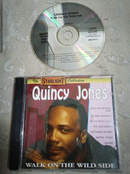 QUINCY JONES - WALK ON THE WILD SIDE - 1994 EEC (AVRUPA)   BASIM  CD ALBÜM