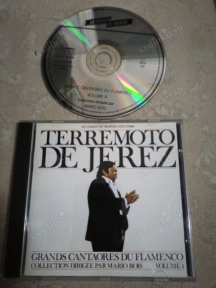 TERREMOTO DE JEREZ - GRANDS CANTEORES DU FLAMENCO VOLUME 4 - 1987 FRANSA   BASIM  CD ALBÜM