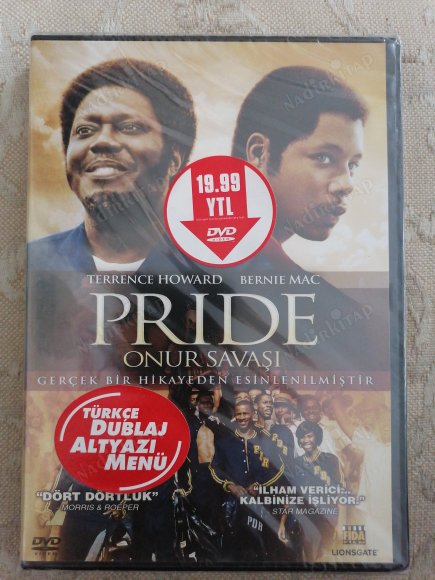 ONUR SAVAŞI ( PRIDE ) - TERRENCE HOWARD / BERNIE MAC - 109 DAKİKA + EXTRAS   -TÜRKİYE BASIM DVD FİLM - AÇILMAMIŞ AMBALAJINDA