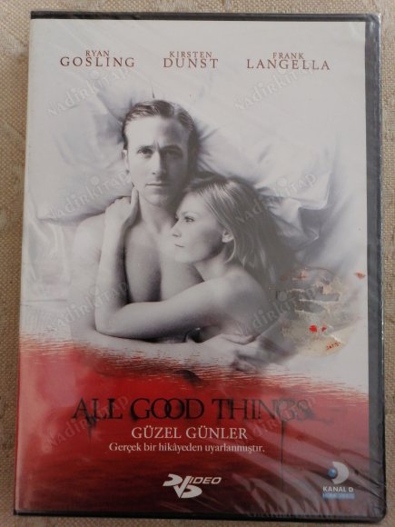 GÜZEL GÜNLER ( ALL GOOD THINGS ) - RYAN GOSLING / KIRSTEN DUNST -  101 DAKİKA + EXTRAS   -TÜRKİYE BASIM DVD FİLM - AÇILMAMIŞ AMBALAJINDA