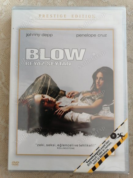 BEYAZ ŞEYTAN ( BLOW ) / JOHNNY DEPP - PENELOPE CRUZ - 124 DAKİKA TÜRKİYE BASIM -  DVD FİLM (PRESTIGE EDITION)-AÇILMAMIŞ AMBALAJINDA