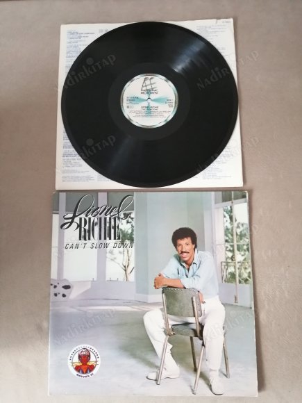 LIONEL RICHIE - CAN’T SLOW DOWN - 1983 ALMANYA  BASIM 33 LÜK ALBÜM LP PLAK