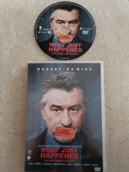 TAM OLARAK NE OLDU ( WHAT JUST HAPPENED ) - ROBERT DE NIRO / SEAN PENN / BRUCE WILLIS  -  100  DAKİKA   -TÜRKİYE BASIM DVD FİLM