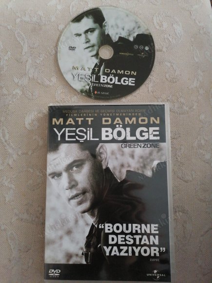 YEŞİL BÖLGE ( GREEN ZONE ) - MATT DAMON - BİR PAUL GREENGRASS FİLMİ -  115  DAKİKA   -TÜRKİYE BASIM DVD FİLM