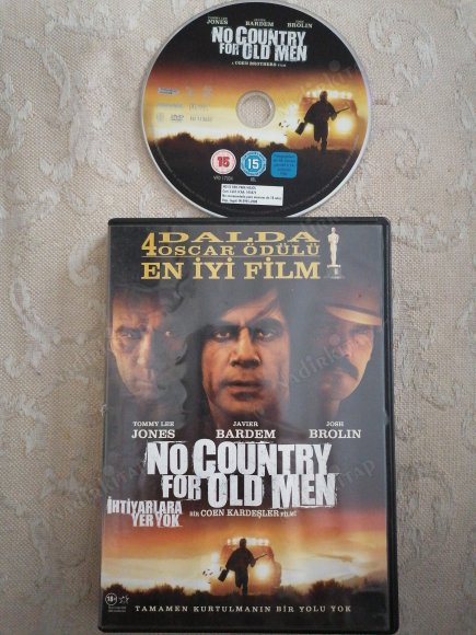 İHTİYARLARA YER YOK ( NO COUNTRY FOR OLD MEN ) - BİR COEN KARDEŞLER FİLMİ -  117  DAKİKA   -TÜRKİYE BASIM DVD FİLM