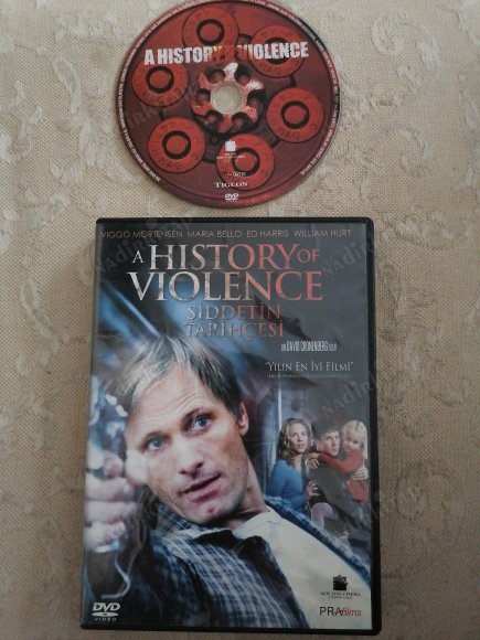 ŞİDDETİN TARİHÇESİ ( A HISTORY OF VIOLENCE ) - BRİ DAVID CRONENBERG FİLMİ -  95  DAKİKA   -TÜRKİYE BASIM DVD FİLM