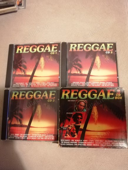 REGGAE - 3 CD LİK BOX - 1995 HOLLANDA   BASIM   ALBÜM  CD