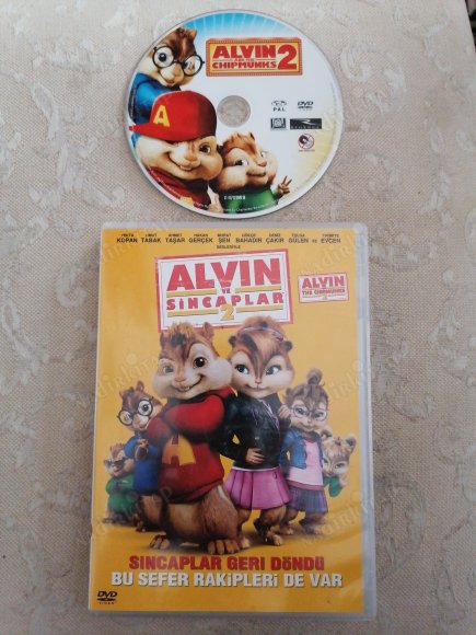 ALVIN VE SİNCAPLAR 2 - SİNCAPLAR GERİ DÖNDÜ ( ALVIN AND CHIPMUNKS  2 )- 84  DAKİKA+EXTRAS -DVD ANİMASYON FİLM- TÜRKİYE BASIM