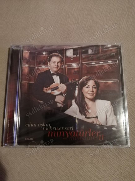 MİNYATÜRLER 2 - CİHAT AŞKIN / MEHRU ENSARİ - 2013 TÜRKİYE   BASIM ALBÜM CD - AÇILMAMIŞ AMBALAJINDA