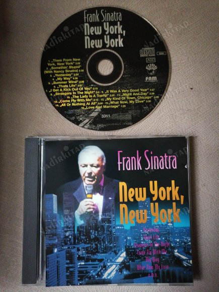 FRANK SINATRA - NEW YORK NEW YORK  - CD ALBÜM - 1997 ALMANYA  BASIM - CD ALBÜM