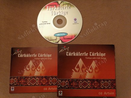 TÜRKÜLERLE TÜRKİYE ( TÜRKİYE WITH FOLK SONGS ) - 08 ARTVİN  -  TÜRKİYE  BASIM CD ALBÜM