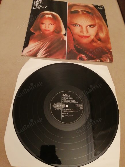 MISS PEGGY LEE - THE BEST OF PEGGY LEE - 1969 HOLLANDA  BASIM NADİR  33 LÜK LP  PLAK ( FEVER DAHİL EN İYİLERİYLE!!!)