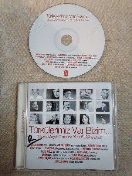 TÜRKÜLERİMİZ VAR BİZİM - YUSUF GÜL İLE DÜET - 2008  TÜRKİYE  BASIM CD ALBÜM