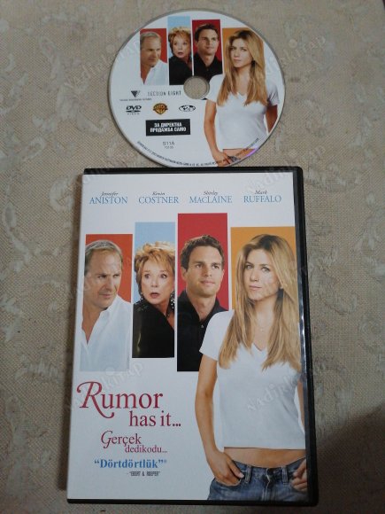 GERÇEK DEDİKODU ( RUMOR HAS IT ) - JENNIFER ANISTON / KEVIN COSTNER -  96  DAKİKA  -  DVD FİLM  - TÜRKİYE BASIM