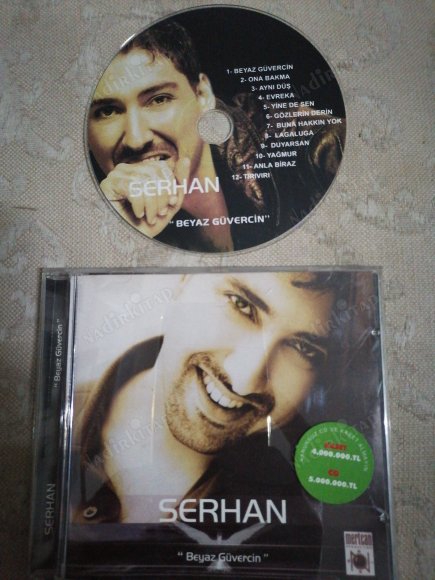 SERHAN - BEYAZ GÜVERCİN   -  TÜRKİYE  BASIM CD ALBÜM