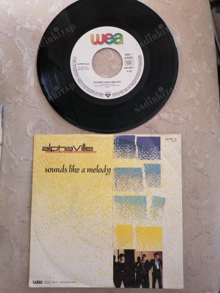 ALPHAVILLE -  SOUNDS LIKE A MELODY - 1984 ALMANYA  BASIM  45 LİK PLAK