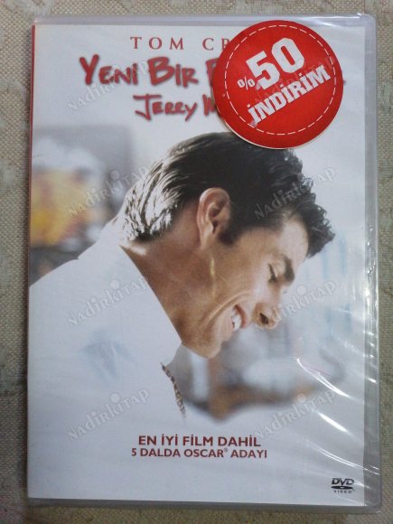 JERRY MAGUIRE - TOM CRUISE - 133 DAKİKA -  TÜRKİYE  BASIM -  DVD FİLM   - AÇILMAMIŞ AMBALAJINDA