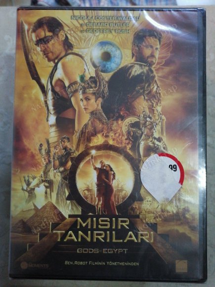 MISIR TANRILARI - GODS OF EGYPT  - BİR ALEX PROYAS  FİLMİ  - 122 DAKİKA TÜRKİYE BASIM -  DVD FİLM - AÇILMAMIŞ AMBALAJINDA