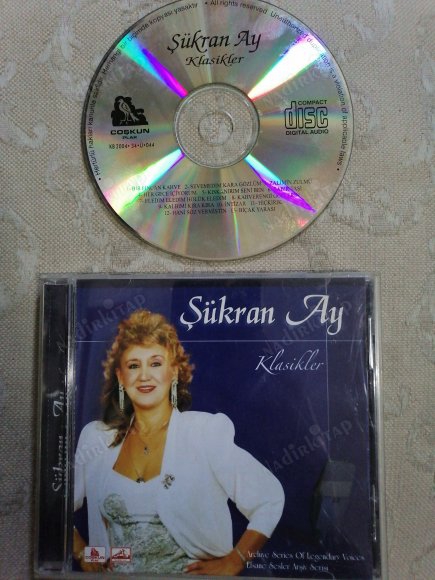 ŞÜKRAN AY - KLASİKLER  -  2004 TÜRKİYE  BASIM CD ALBÜM