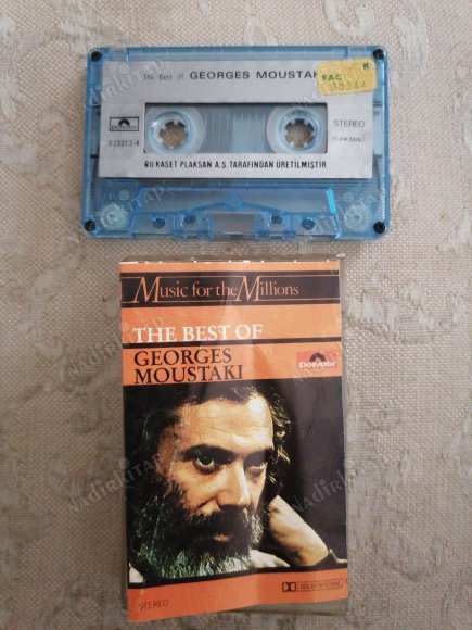 THE BEST OF GEORGES MOUSTAKI - 1984  TÜRKİYE BASIM KASET ( İLK BASIM KAĞITLI )