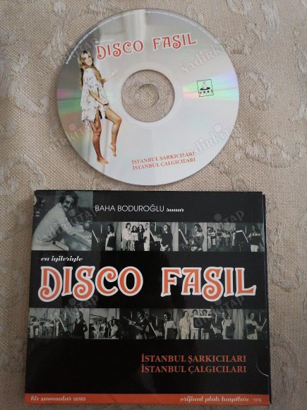 DİSCO FASIL ( İSTANBUL ŞARKILARI/İSTANBUL ŞARKICILARI )- BAHA BODUROĞLU SUNAR  -  2013  TÜRKİYE BASIM -   CD ALBÜM