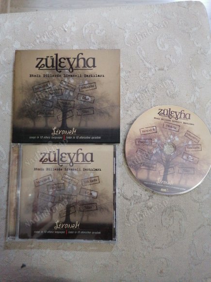 ZÜLEYHA - ETNİK DİLLERDE LİVANELİ ŞARKILARI - 2010  TÜRKİYE BASIM -   CD ALBÜM