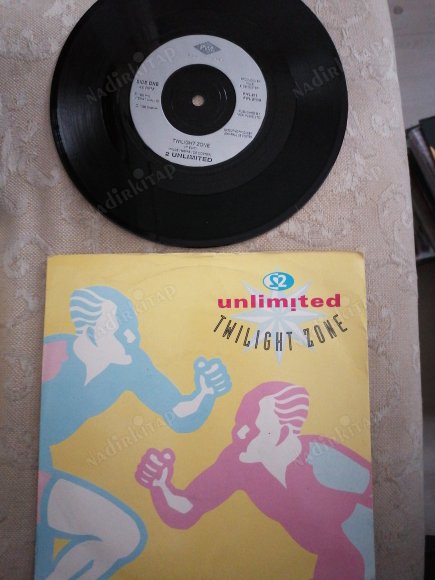 2 UNLIMITED - TWILIGHT ZONE 1992  İNGİLTERE  BASIM 45 LİK PLAK