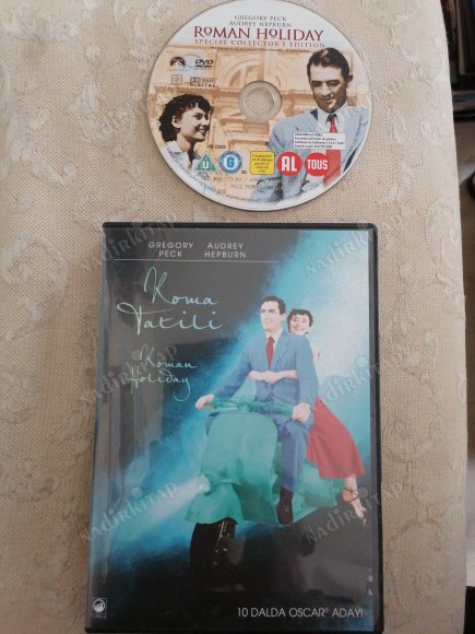 ROMA TATİLİ  ( ROMAN HOLIDAY ) - SPECIAL COLLECTOR’S EDITION - GREGORY PECK / AUDREY HEPBURN - 133 DAKİKA  DVD FİLM TÜRKİYE BASIM