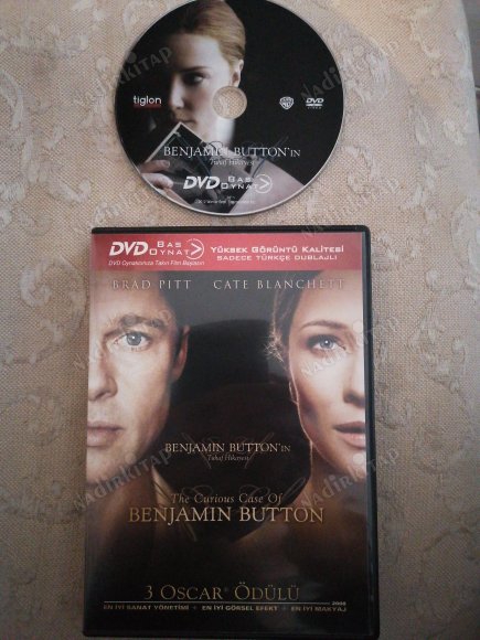 BENJAMIN BUTTON’IN TUHAF HİKAYESİ  - BRAD PITT / CATE BLANCHETT - (BAS/OYNAT)- SADECE TÜRKÇE DUBLAJLI DVD FİLM  TÜRKİYE BASIM  - 148 DAKİKA