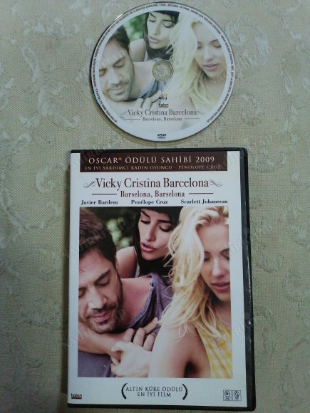 VICKY CRISTINA BARCELONA - JAVIER BARDEM / PENELOPE CRUZ / SCARLETT JOHANSSON   - TÜRKİYE BASIM - 96 DAKİKA - DVD FİLM