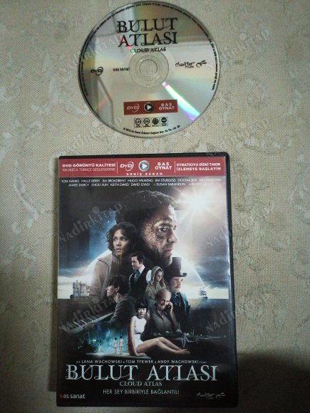 BULUT ATLASI ( CLOUD ATLAS ) - TOM HANKS / HALLE BERRY  - (BAS/OYNAT)- SADECE TÜRKÇE DUBLAJLI DVD FİLM  TÜRKİYE BASIM  - 165 DAKİKA