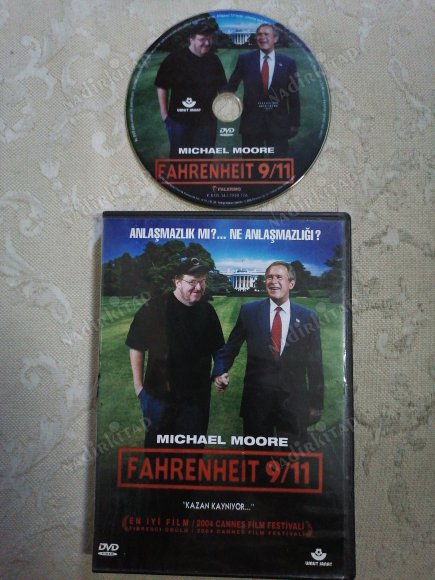 FAHRENHEIT 9/11  - MICHAEL MOORE - 122  DAKİKA+EKSTRALAR  - DVD FİLM TÜRKİYE BASIM