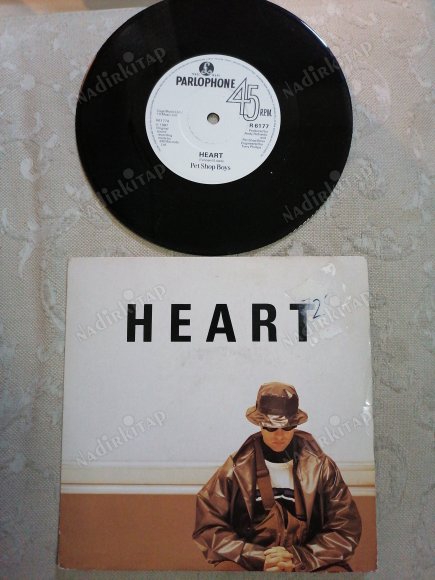 PET SHOP BOYS - HEART - 1988 İNGİLTERE   BASIM 45 LİK PLAK