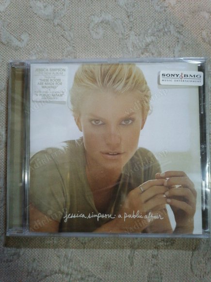 JESSICA SIMPSON - PUBLIC AFFAIR -  2007 AVRUPA BASIM CD ALBÜM - AÇILMAMIŞ AMBALAJINDA