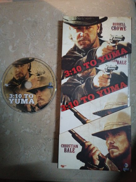 3:10 TO YUMA - RUSSELL CROWE / CHRISTIAN BALE - BİR JAMES MANGOLD  FİLMİ -  118  DAKİKA   -TÜRKİYE BASIM DVD FİLM