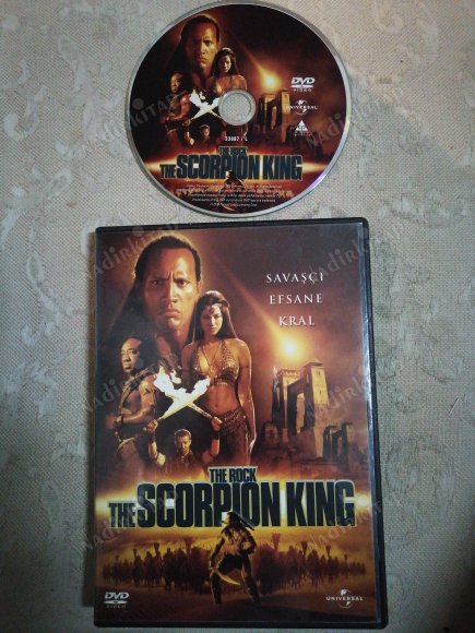 AKREP KRAL  - THE SCORPION KING - THE ROCK -  122  DAKİKA   -TÜRKİYE BASIM DVD FİLM