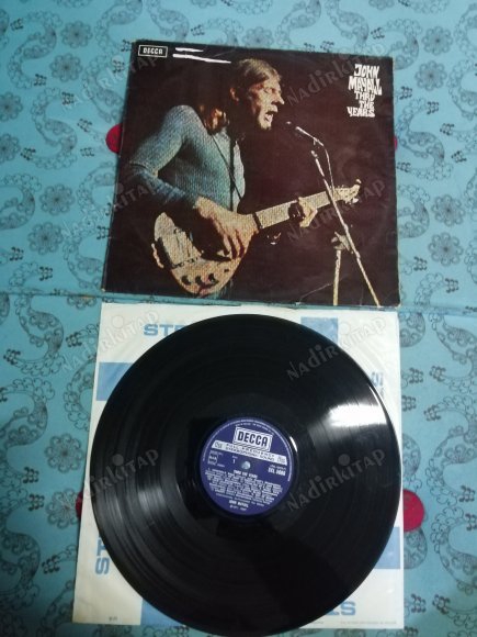 JOHN MAYALL  - THRU THE YEARS  - 1971 İNGİLTERE BASIM ALBÜM - 33 LÜK LP  PLAK