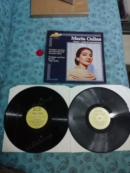 MARIA CALLAS - Norma - Lucia di Lammermoor  - ALMANYA BASIM DOUBLE  LP ALBÜM - 33 LÜK PLAK