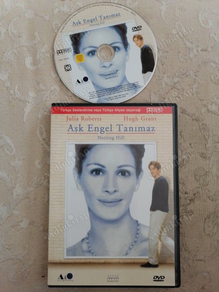 AŞK ENGEL TANIMAZ   - HUGH GRANT / JULIA ROBERTS -  120 DAKİKA   TÜRKİYE BASIM - DVD FİLM - SADECE TÜRKÇE DİL VE ALTYAZI