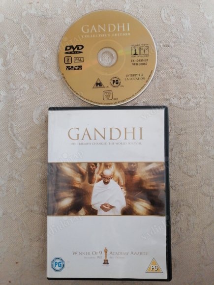 GANDHI - COLLECTOR’S EDITION - BİR RICHARD ATTENBOROUGH FİLMİ  183 DAKİKA  DVD FİLM - YURTDIŞI BASIM TÜRKÇE ALTYAZI VARDIR