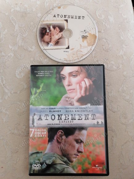 KEFARET ( ATONEMENT ) - BİR JOE WRIGHT FİLMİ - JAMES MCAVOY / KEIRA KNIGHTLEY  118 DAKİKA  TÜRKİYE BASIM - DVD FİLM