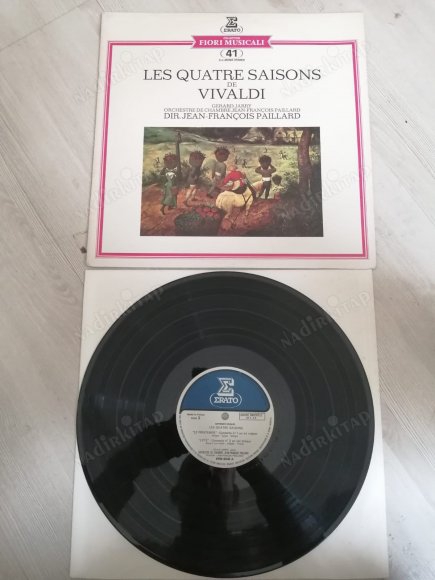 VIVALDI - LES QUATRE SAISONS  / DÖRT MEVSİM - JEAN FRANÇOIS PAILLARD ODA ORKESTRASI  - 1977 FRANSA  BASIM  LP 33 LÜK PLAK