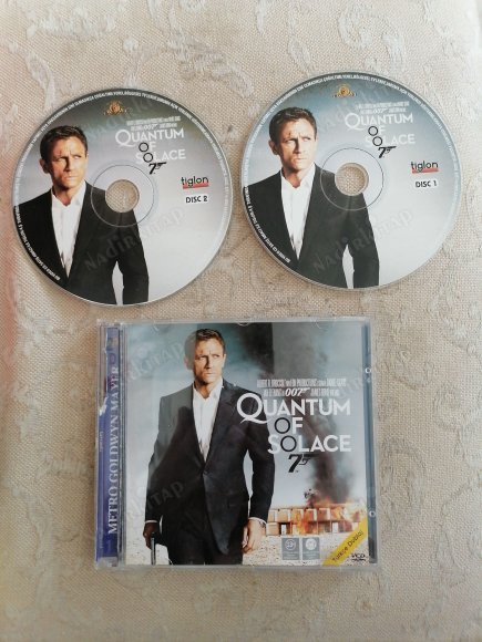 JAMES BOND 007 - QUANTUM OF SOLACE - DANIEL CRAIG - VCD FİLM - 2 DİSK - 100 DAKİKA