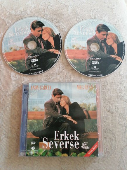 ERKEK SEVERSE ( WHEN A MAN LOVES A WOMAN ) - ANDY GARCIA / MEG RYAN VCD FİLM - 2 DİSK - 125 DAKİKA