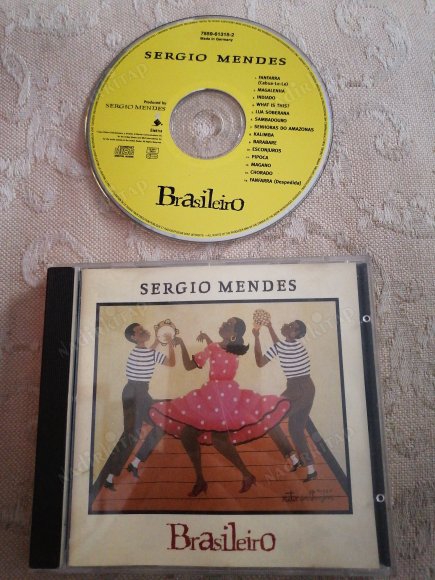 SERGIO MENDES - BRASILEIRO  -  1992 ALMANYA  BASIM  CD ALBÜM