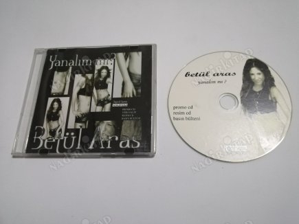 BETÜL ARAS - YANALIM MI   TÜRKİYE  BASIM PROMO CD +  VİDEO KLİP + RESİM CD + BASIN BÜLTENİ