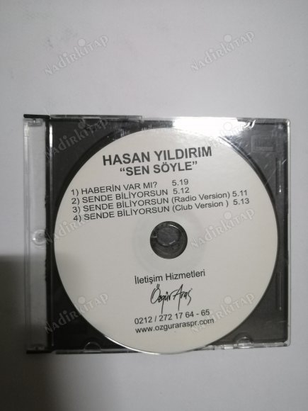 HASAN YILDIRIM - HABERİN VAR MI / SENDE BİLİYORSUN   TÜRKİYE  BASIM PROMO  SINGLE CD