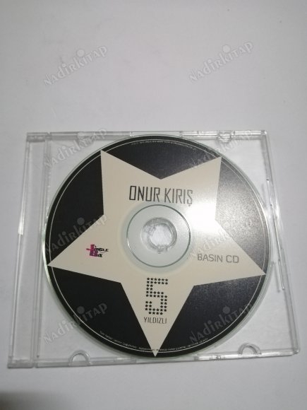 ONUR KIRIŞ - 5 YILDIZLI   TÜRKİYE  BASIM PROMO  SINGLE CD